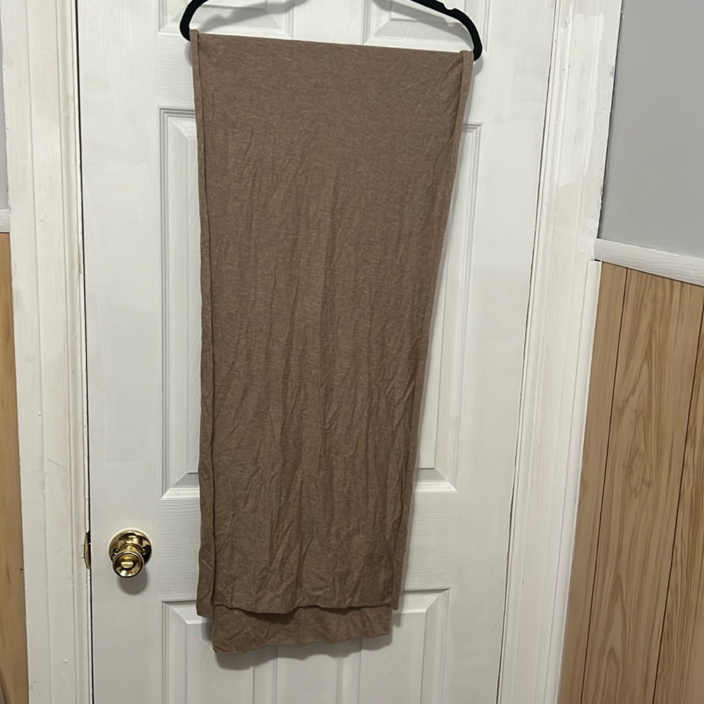 Long Tan Beige scarf headwrap